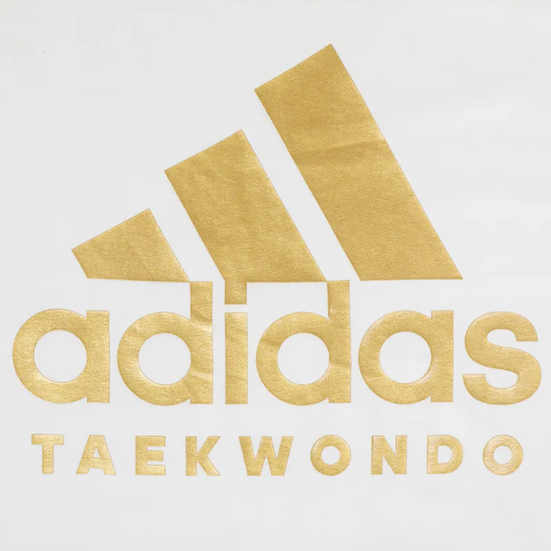 Adidas T Shirt Men's White Gold-2