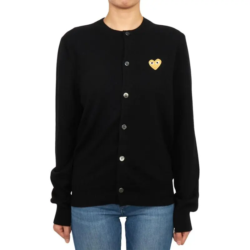 CDG Play Sweaters Women's Black-1