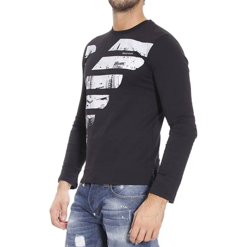 ARMANI JEANS T Shirt Men's Black-4