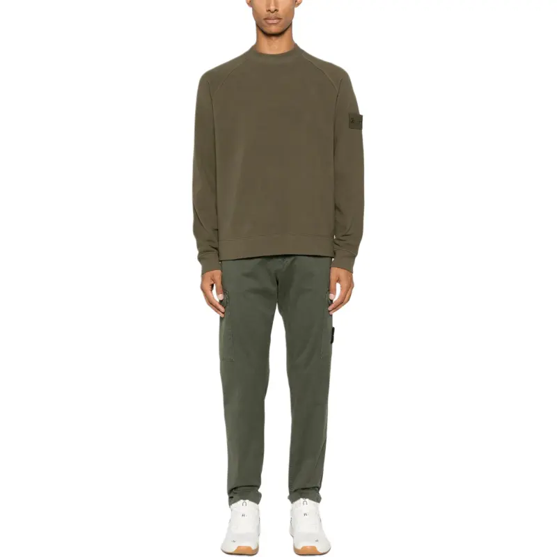 STONE ISLAND Broken twill Trousers-1