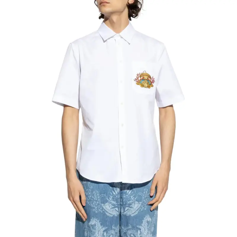 VERSACE Logo print Shirt-1