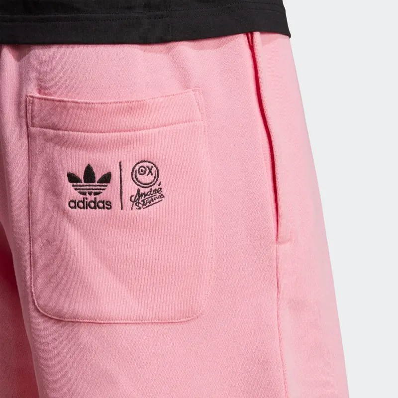 Adidas Casual Shorts Men's Pink-5
