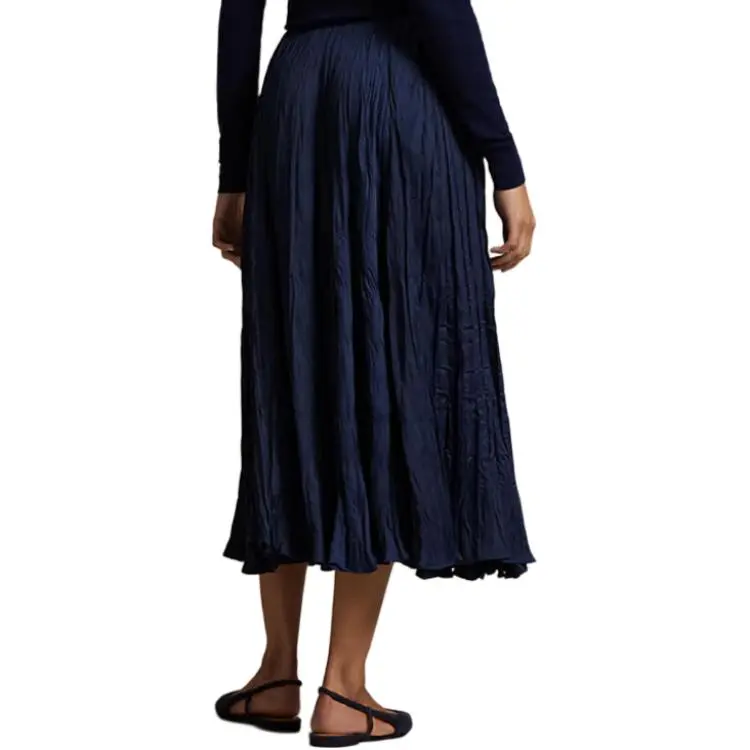 Polo Ralph Lauren Casual Long Skirt Women's Blue-3