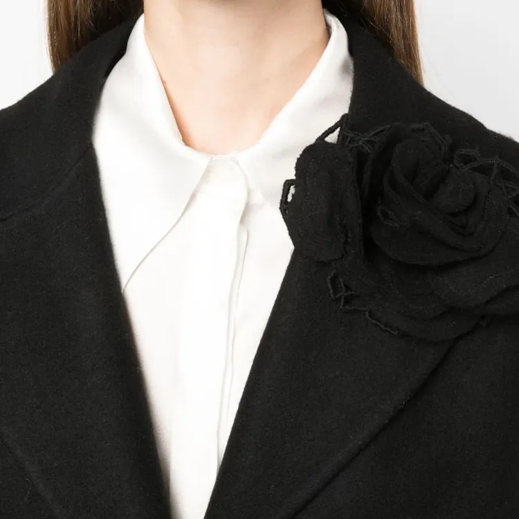 ERMANNO SCERVINO Coats Women's Black-4