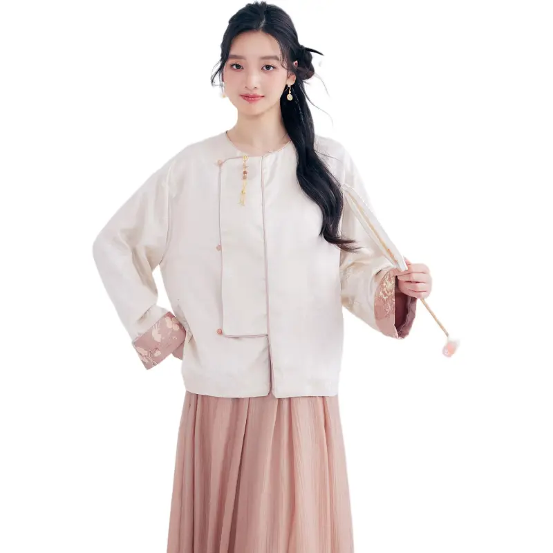 DEAR DEER PUFF Jackets Coats Women's New Chinese Style-3