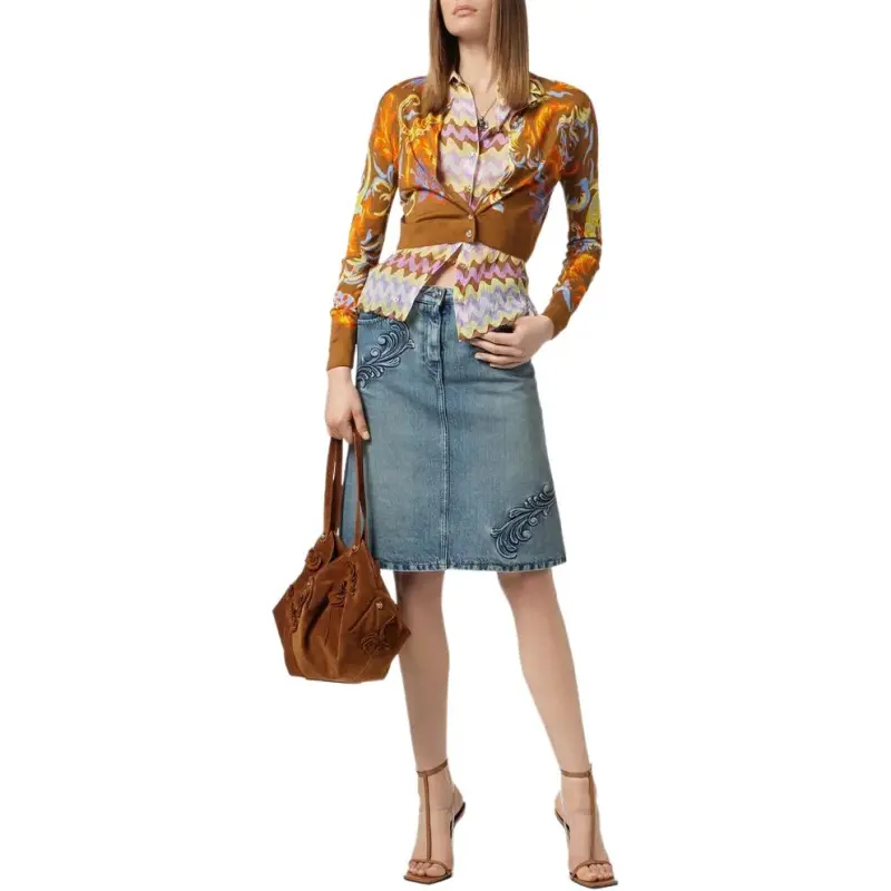 VERSACE Exotic Barocco Cropped Cardigan-1