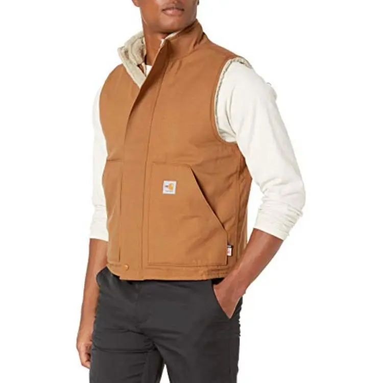 Carhartt Vests Men Carhartt Brown/Brown-2
