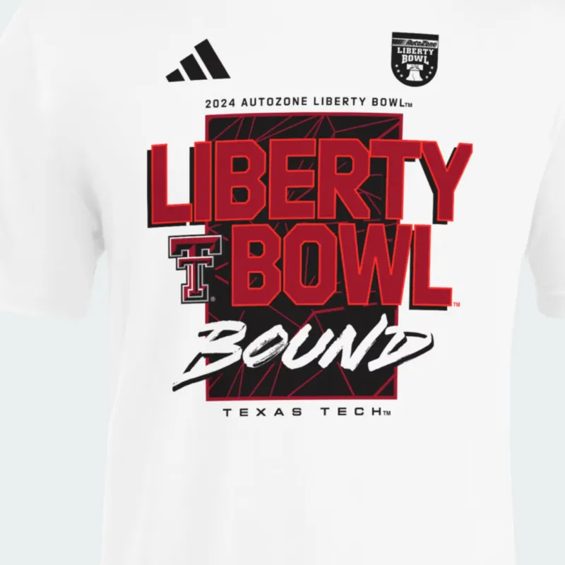 Adidas Free Shipping With AdiClub Texas Tech Liberty Bowl Participant Tee-2