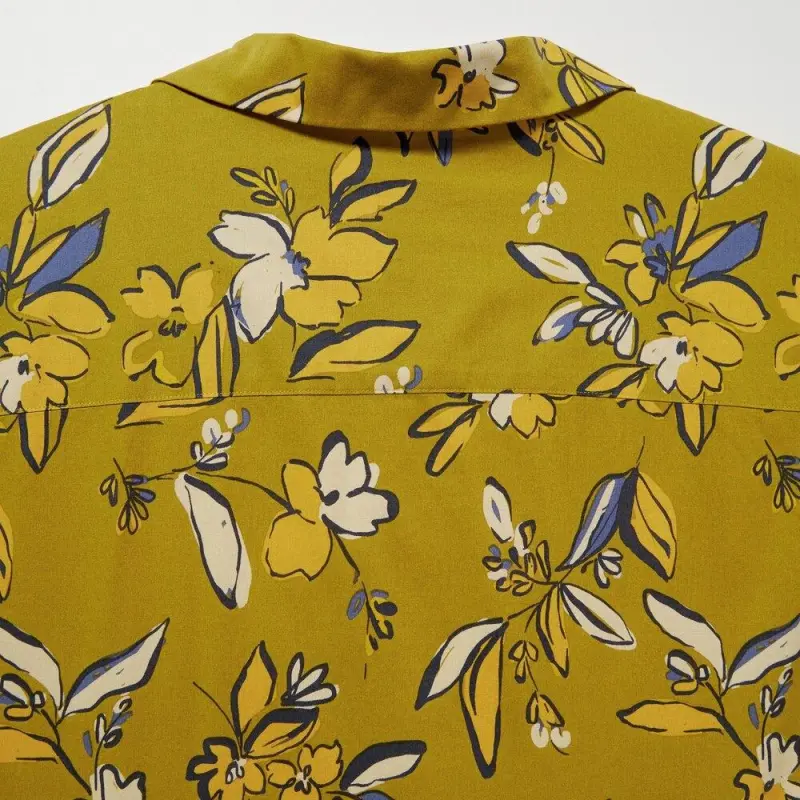 UNIQLO Shirt Unisex Earth Yellow-3