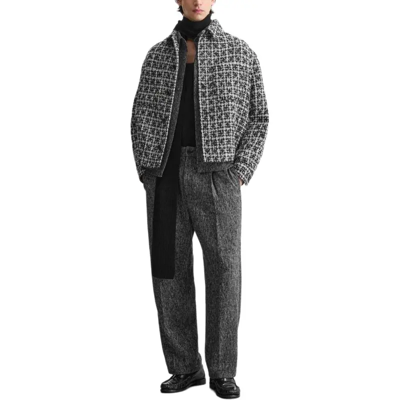 ZARA Jackets Coats Men's Black/White-3