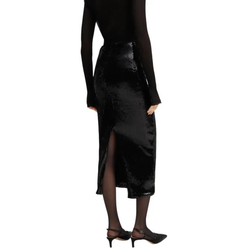 HUGO BOSS Casual Long Skirt Women's Black-2