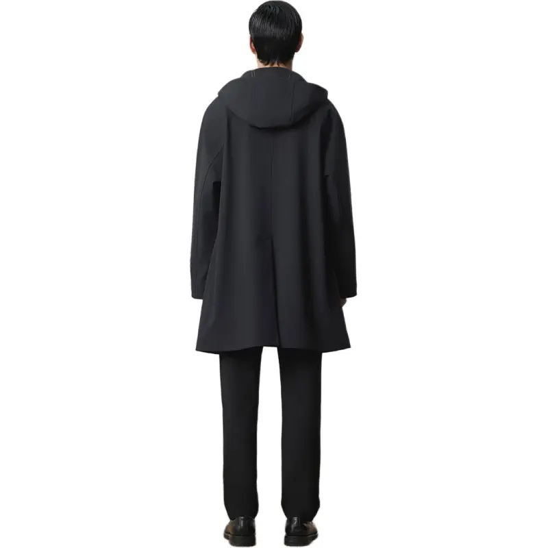 EHE Trench Coats Men Black-2
