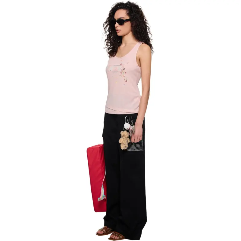 Alexia Sandra Tank Tops Women's Pink-3