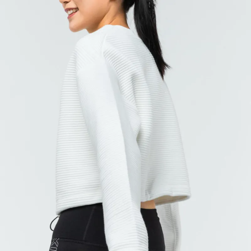 DECATHLON Sweatshirt Women's Eggshell Color-3