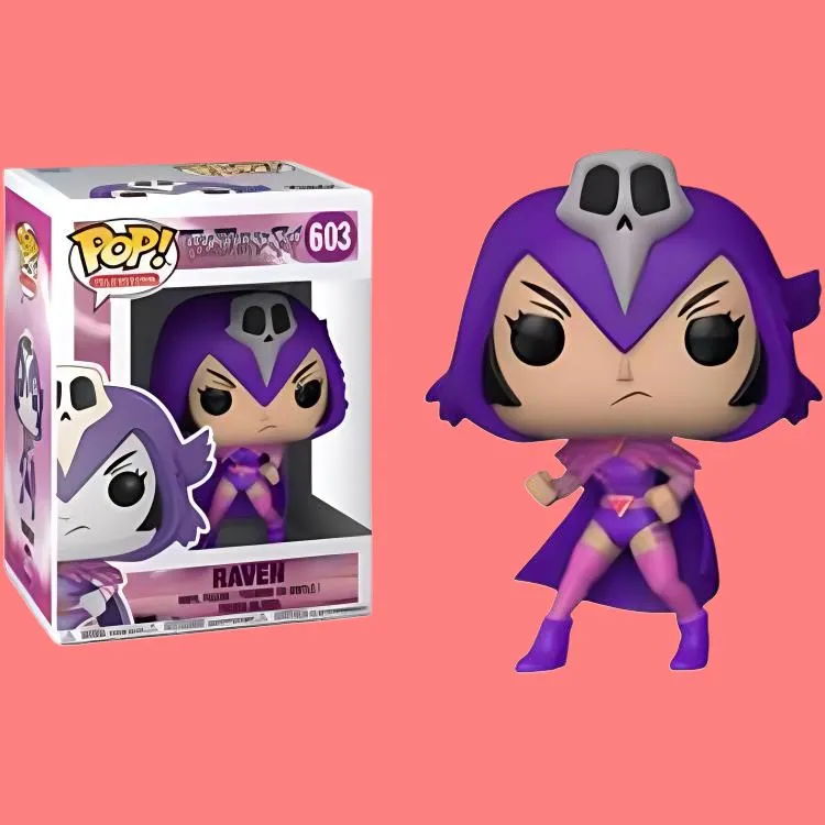 Funko POP! Collection HEROES Animation Youth Titan Attack Crow Chibi Figures 9.5cm-2