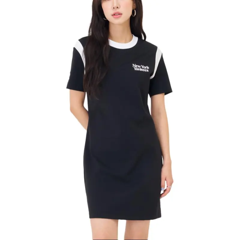 MLB SS24 Short Sleeved Dresses Women's Black-2