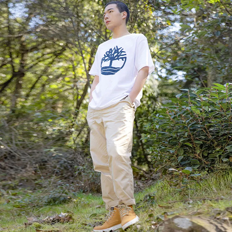 Timberland T Shirts Men White-3