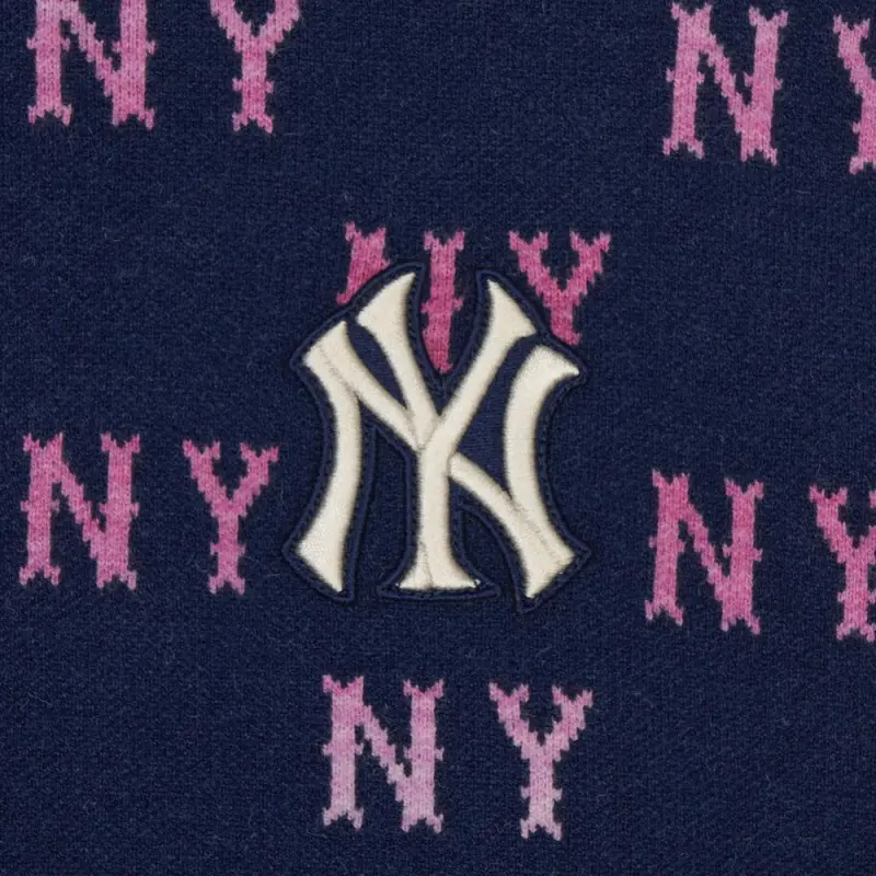MLB New York Yankees Knitwear Unisex Light Marine Blue-2