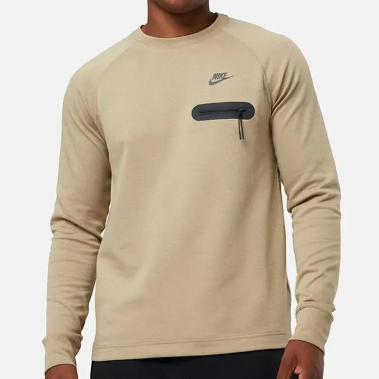 Nike Sweatshirts Men Beige-4