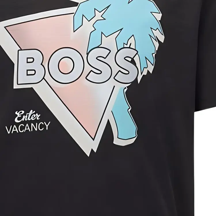HUGO BOSS SS22 T Shirt Men's Black-5