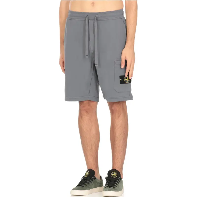 STONE ISLAND Compass Patch Drawstring Shorts-1