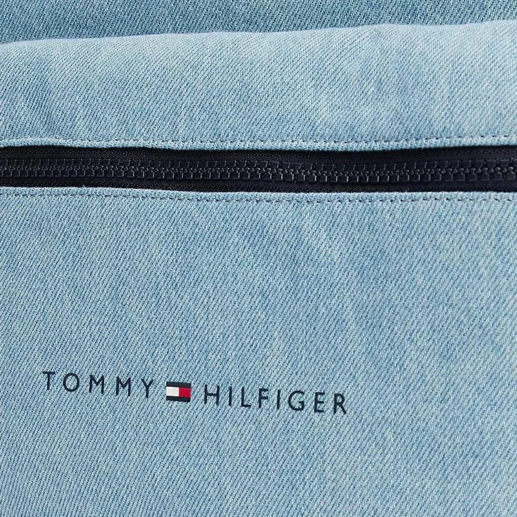 Tommy Hilfiger 100% Cotton Backpack Kids' Light Blue-2