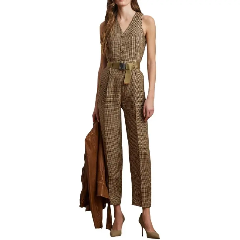 Polo Ralph Lauren Jumpsuit Women's Brown-1