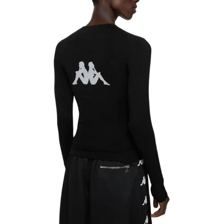 Acne Studios X Kappa Long Sleeve Logo T shirt-3