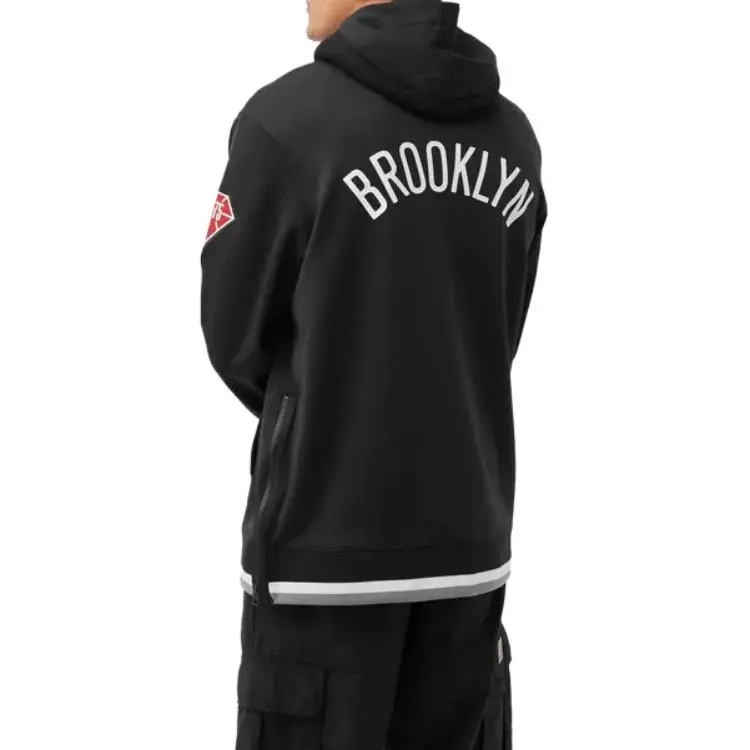 Nike Nba Brooklyn Nets Showtime Dri Fit Full Zip Hoodie-3