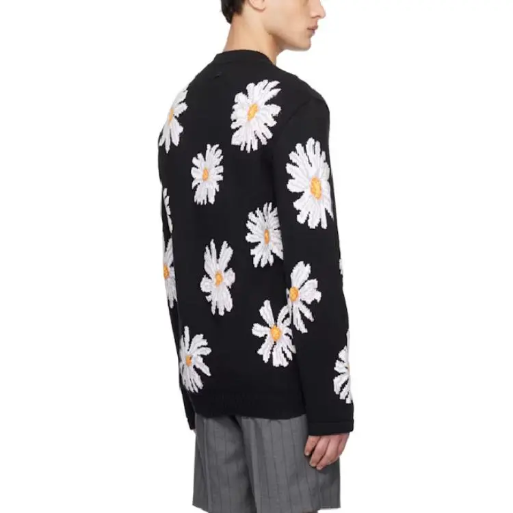 MOSCHINO Sunflower jacquard Sweater-2