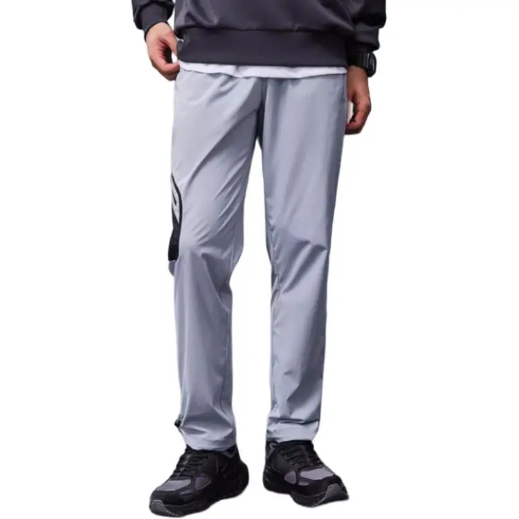 PEAK Sports Pants Men Silver Gray-2