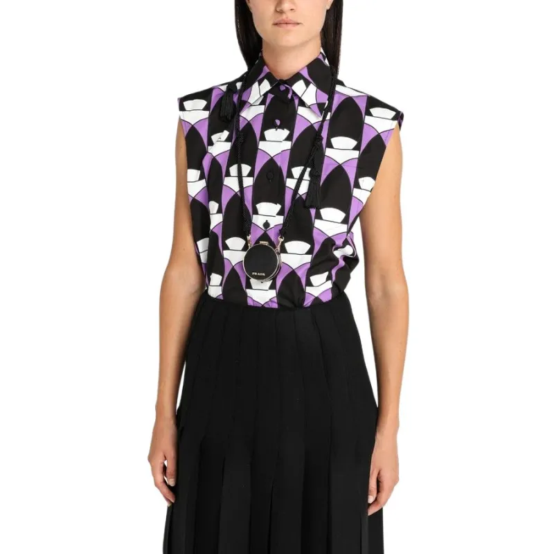 PRADA Shirts Women's Purple-4