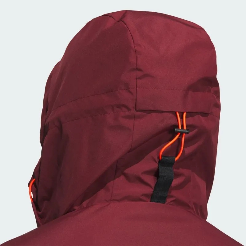 Adidas Casual Sportswear Men Red Coat+Black Pants-2