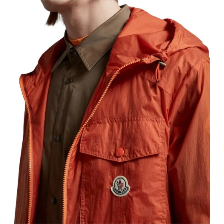 Moncler Jackets Men Orange Red-4