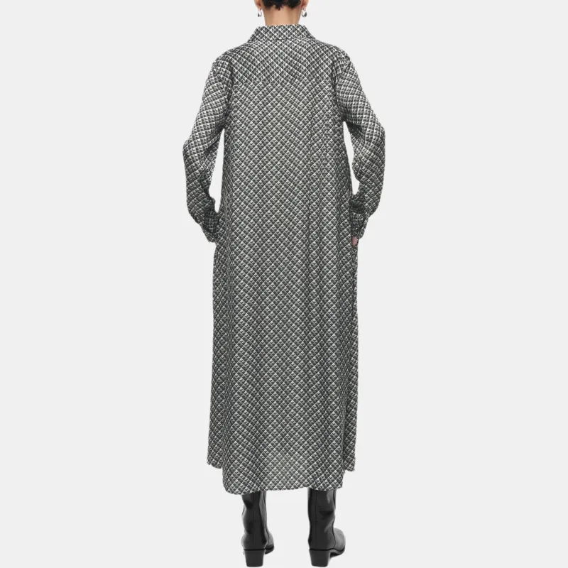 COS Long Sleeved Dresses Women's Dark Green-2