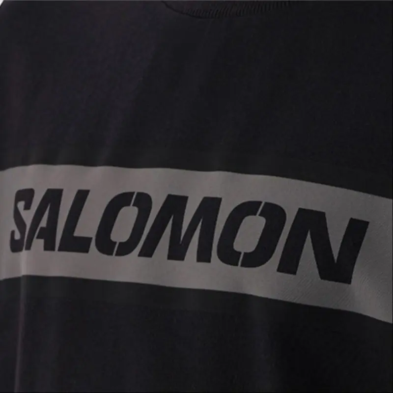 SALOMON ESSENTIAL CREW NECK M Sweatshirt Men's Pitch Black-1
