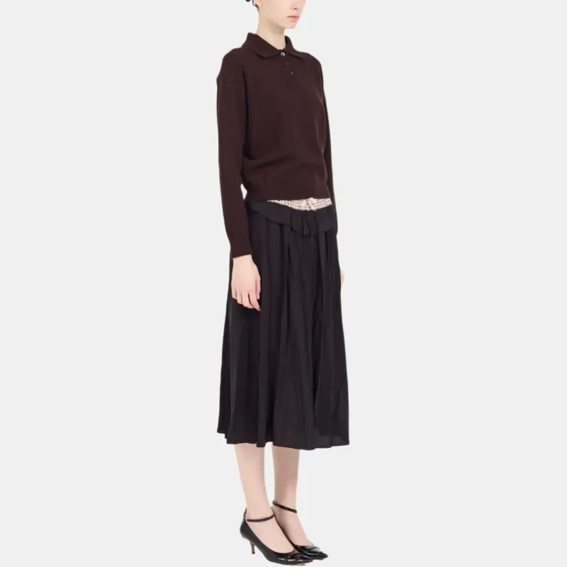 Maison Margiela Four Stitch Ribbed Knit Top-5