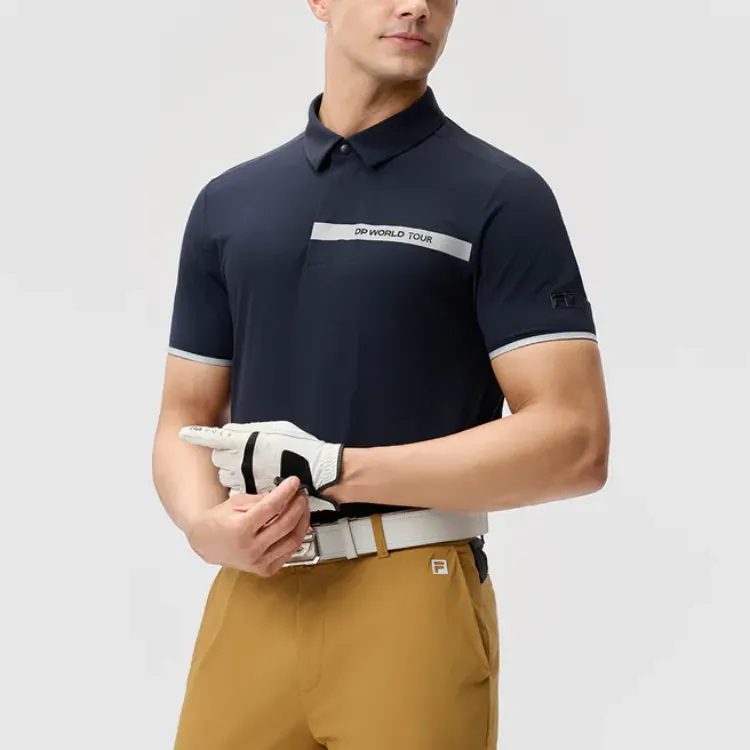 FILA Polo Shirt Men's Tide Blue-2
