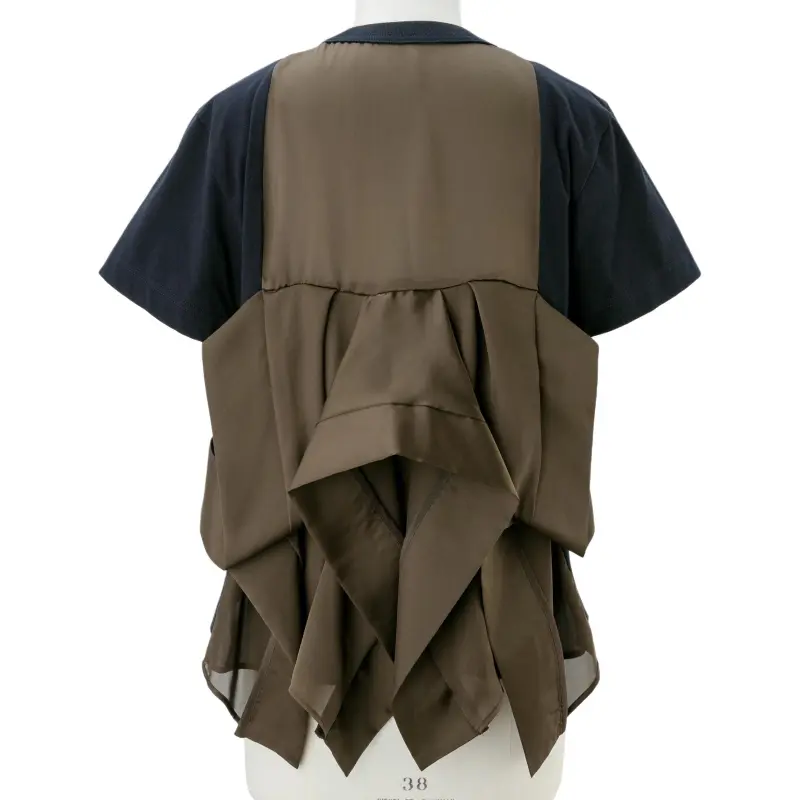Sacai T Shirts Women's Marine Blue-2