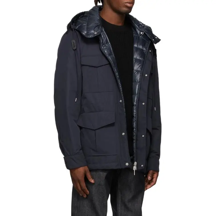 Moncler Down Jacket Men's Marine Blue-3