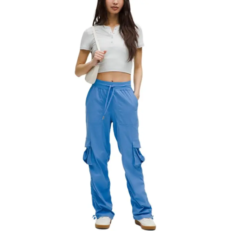 Lululemon Dance StudioSwift Cargo Pants Women's Swimming Pool Party Blue-2