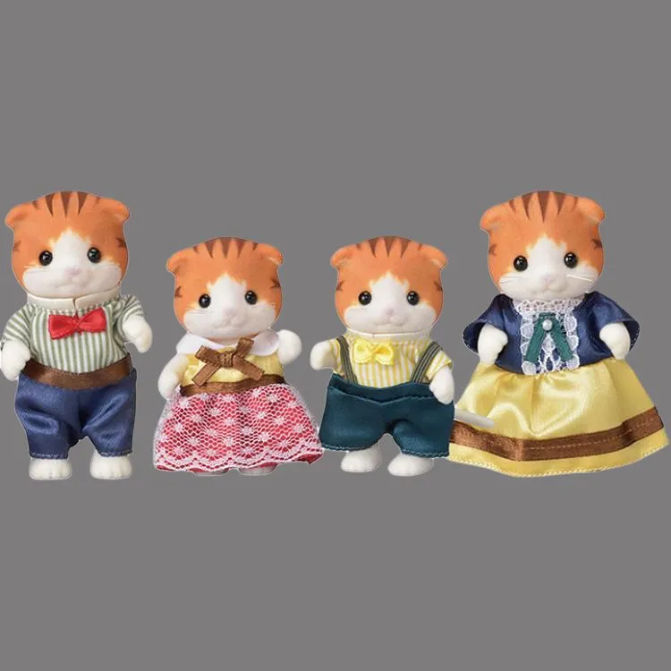 Sylvanian Families Maple Leaf Dolls Plush Doll 6.5 8cm Height-2