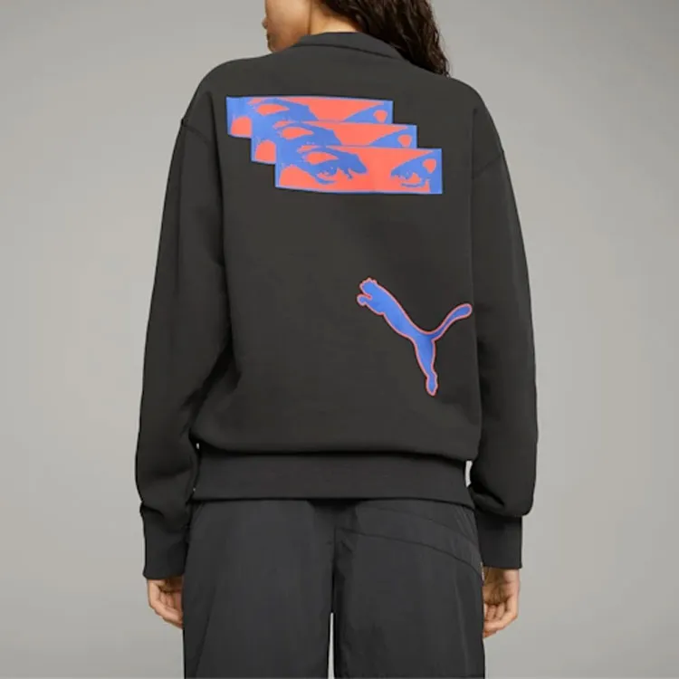 PUMA X P.A.M. Co branded Version Sweatshirts Unisex Black-3