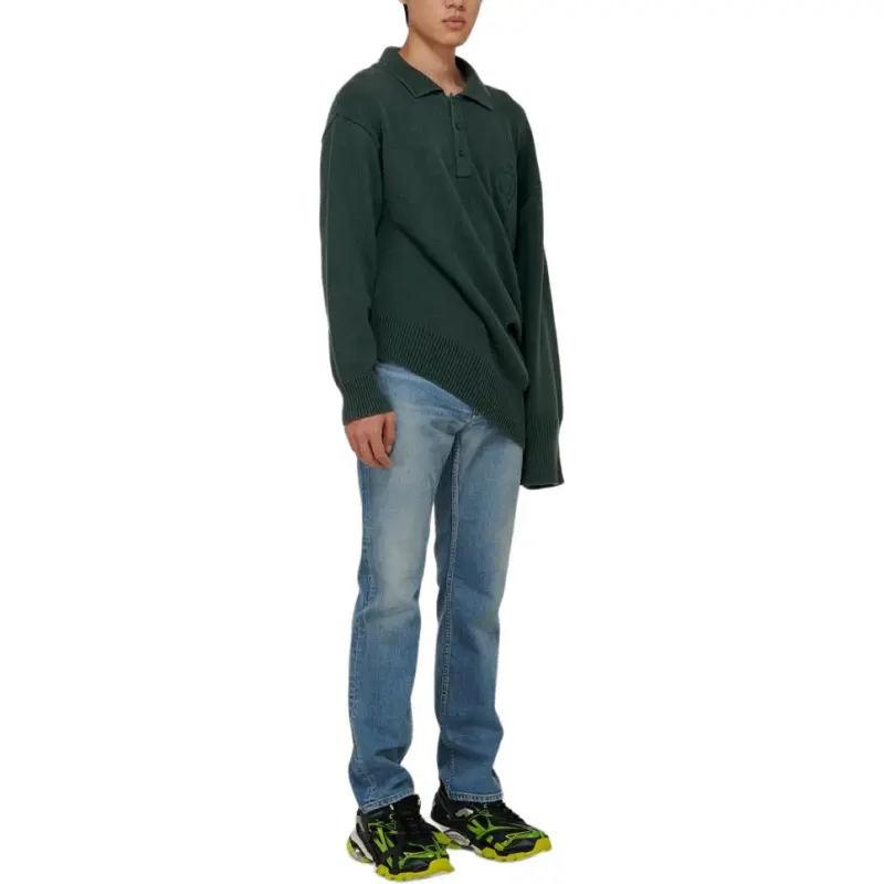 Balenciaga SS21 Polo Shirt Regular Fit Men's Jasper-4
