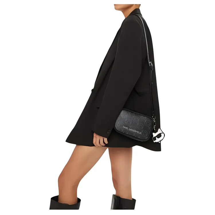 KARL LAGERFELD / Karl Lagerfeld Jeans Ikon Monogram Crossbody Bag-4