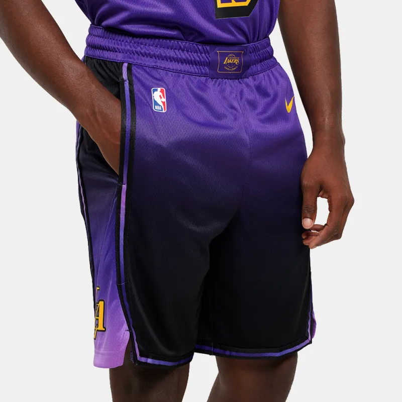 Nike Los Angeles Lakers 2024/25 City Edition Men's Nike Dri FIT Nba Swingman Shorts-5