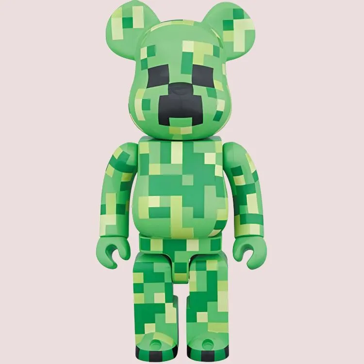 Bearbrick Creeper Green-3