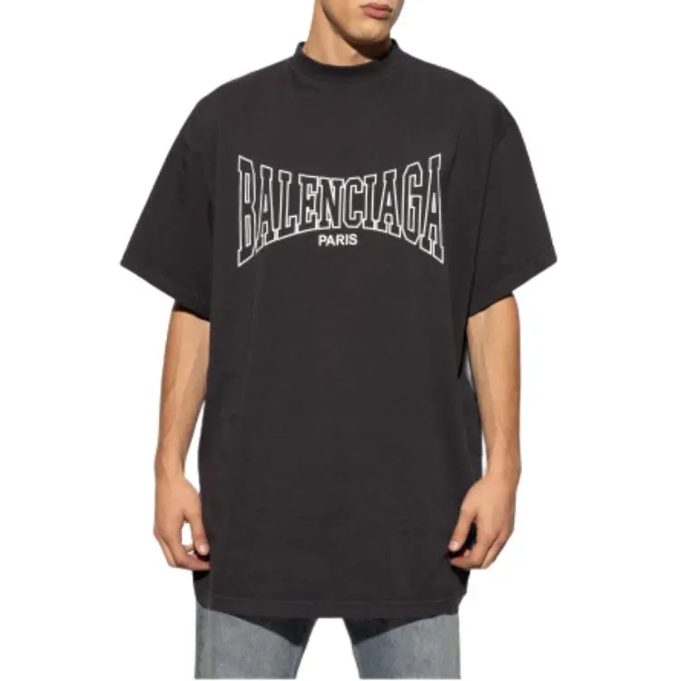 Balenciaga Logo print T shirt-3