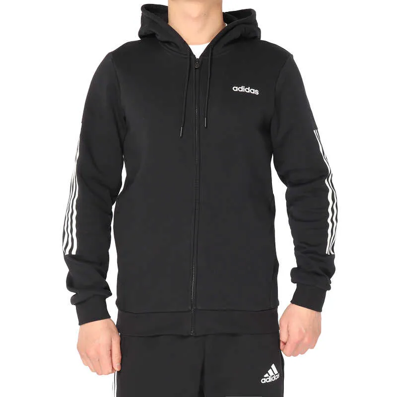 Adidas M CE 3S ZIP HDY Jackets Coats Men's Black-3