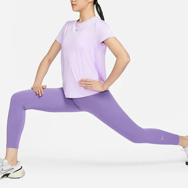 Nike T Shirts Women's Purple-4